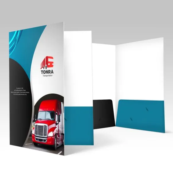 9x12 Custom Presentation Folder Printing